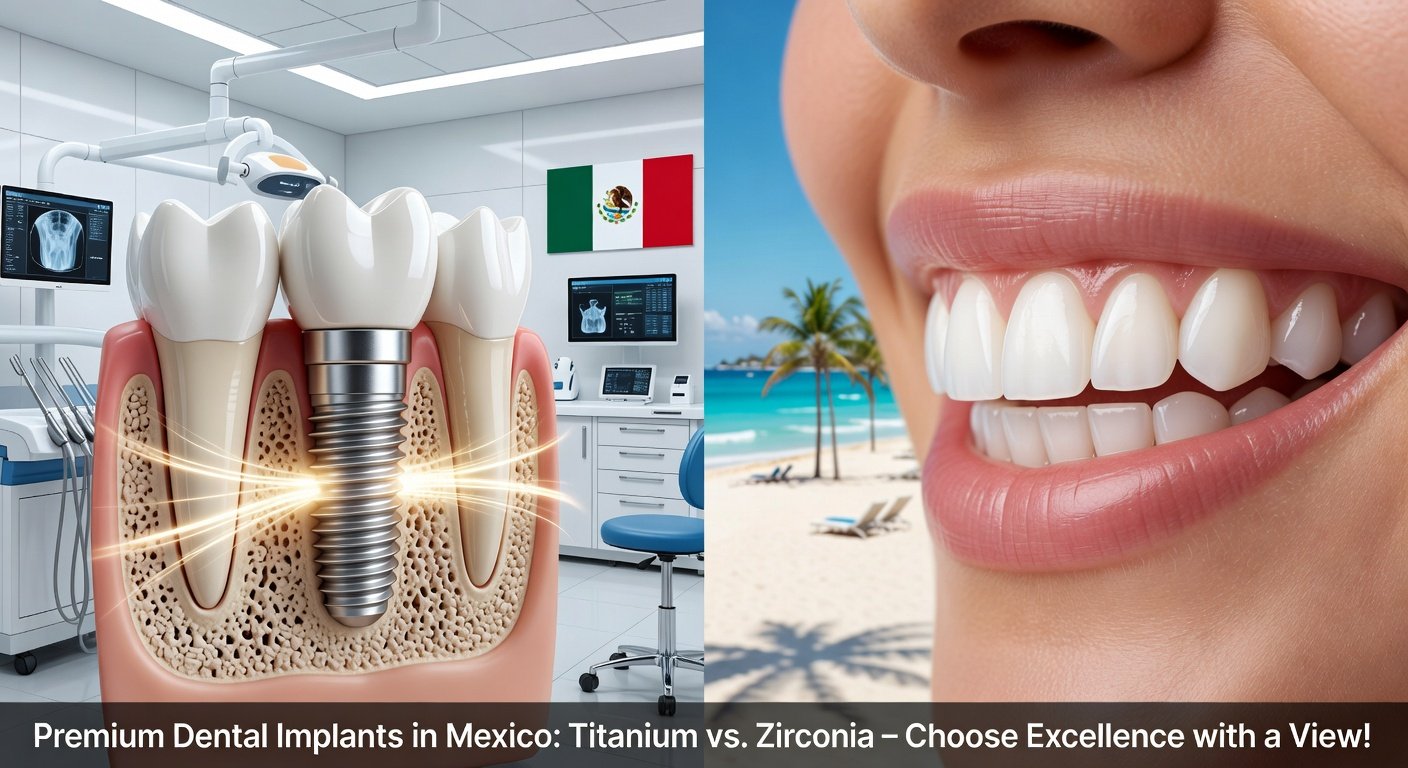 Titanium vs Zirconia Implants in Mexico 2026: Costs & Comparison